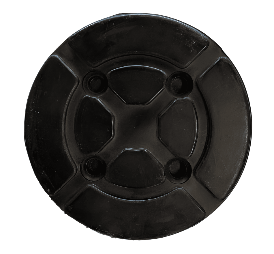 Gummiauflage 130 mm x 25 mm für KFZ-Hebebühnen | Auflageteller