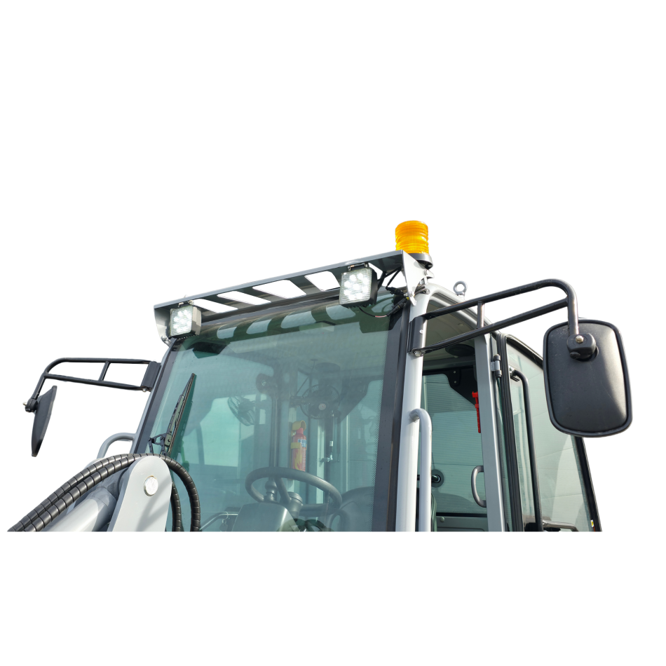 AGROX OX1090 Hoflader – 18,2 kW Kubota-Motor, 1200 kg Nutzlast, Komfortkabine, Euro-Aufnahme & Joysticksteuerung