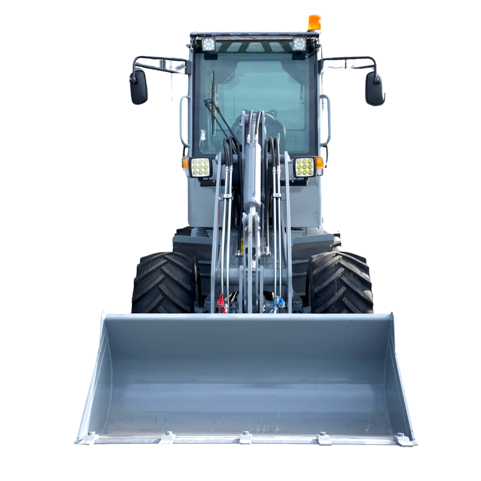 AGROX OX1090 Hoflader – 18,2 kW Kubota-Motor, 1200 kg Nutzlast, Komfortkabine, Euro-Aufnahme & Joysticksteuerung