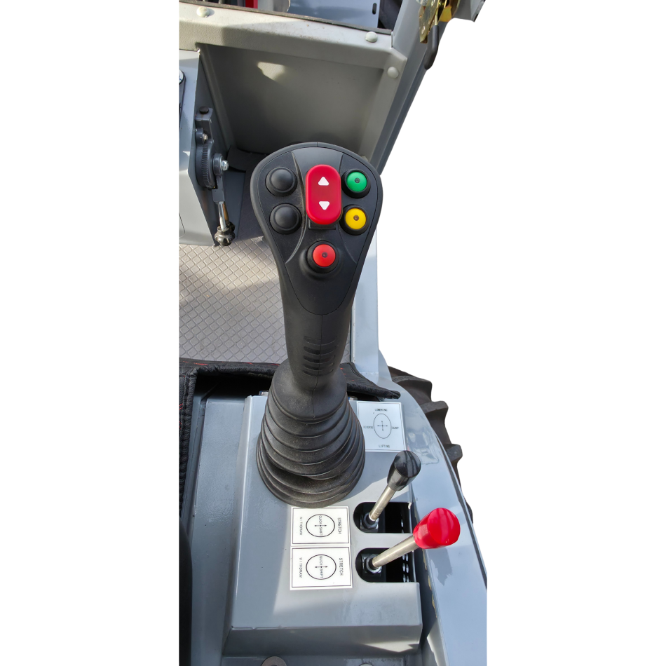 AGROX OX1090 Hoflader – 18,2 kW Kubota-Motor, 1200 kg Nutzlast, Komfortkabine, Euro-Aufnahme & Joysticksteuerung