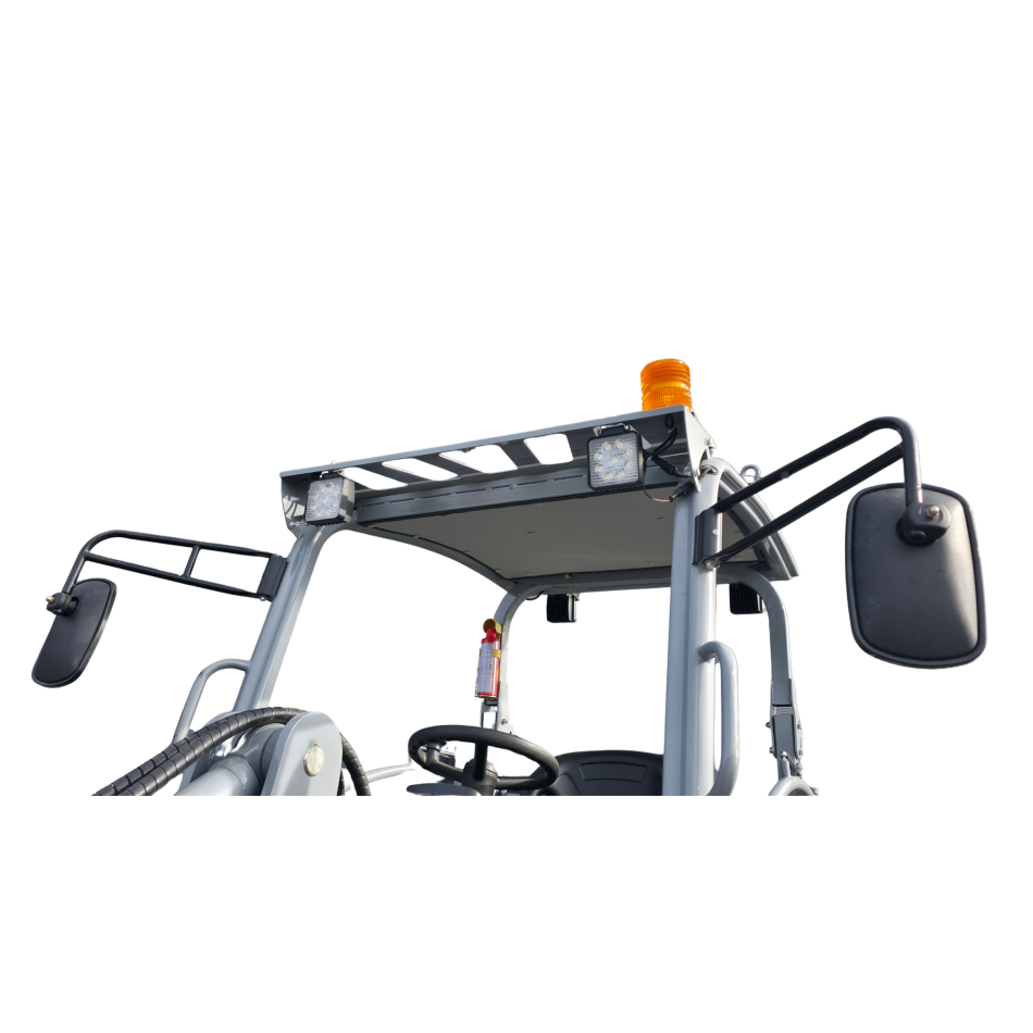 AGROX OX1090 Hoflader – 18,2 kW Kubota-Motor, 1200 kg Nutzlast, Komfortkabine, Euro-Aufnahme & Joysticksteuerung