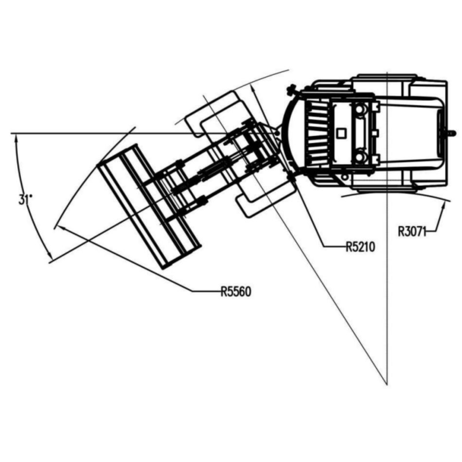 K1600T Hoftrac 61 PS - Radlader mit Kabine 1600 kg Hubkraft