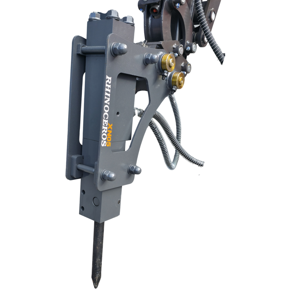 Hydraulikhammer für Minibagger inkl. Servicekit und Hydraulikzubehör | EDT200