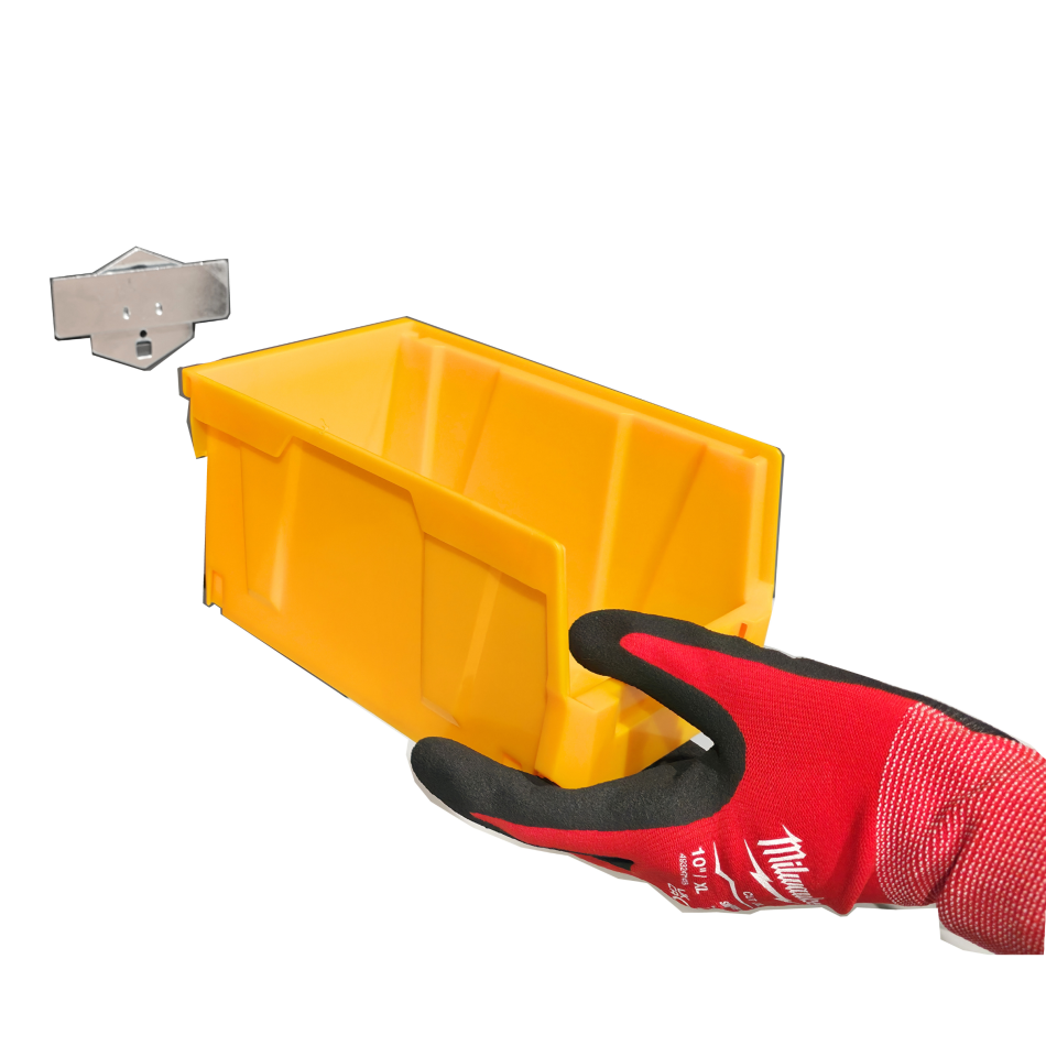Sortierkasten Aufbewahrungsbox G702 - Gelb 110 x 180 x 105 mm