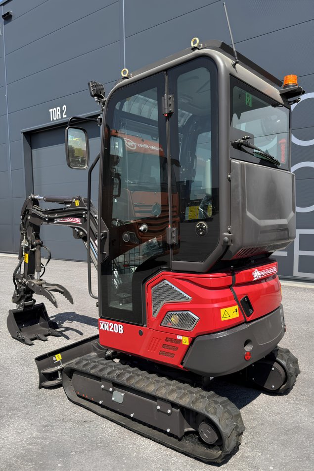 Rhinoceros XN20B Diesel Minibagger mit Kabine und Kubota Motor 18 PS - 3 Zylinder
