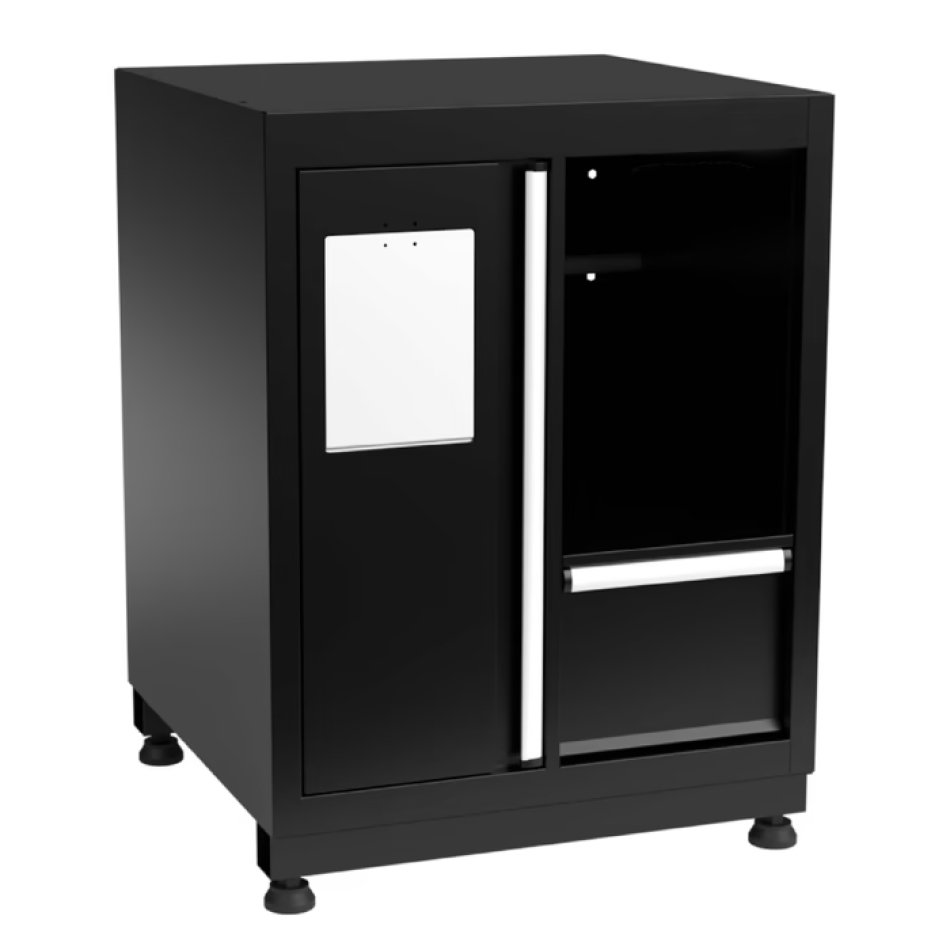 Mülleimer mit Papierhalter Modul für Schranksystem RTX5000 - 680 x 700 x 910 mm | RETTER RTX-5000