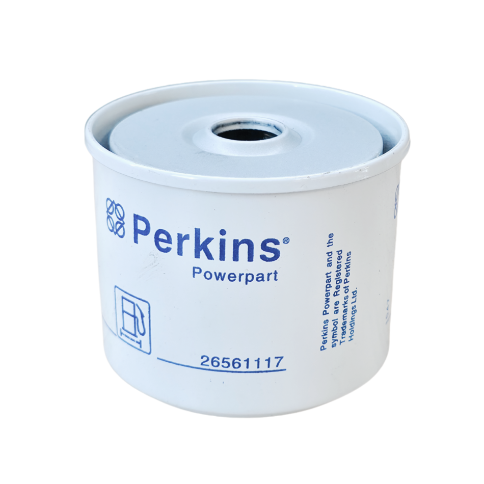 Original Perkins Kraftstofffilter 26561117 Dieselfilter-Einsatz für Minibagger