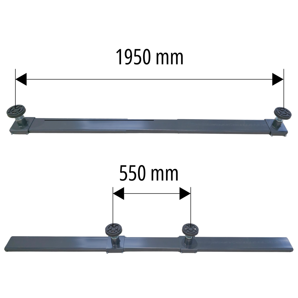 RETTER Quertraversen-Set (2 Stück) für Scherenhebebühnen - 2100 mm