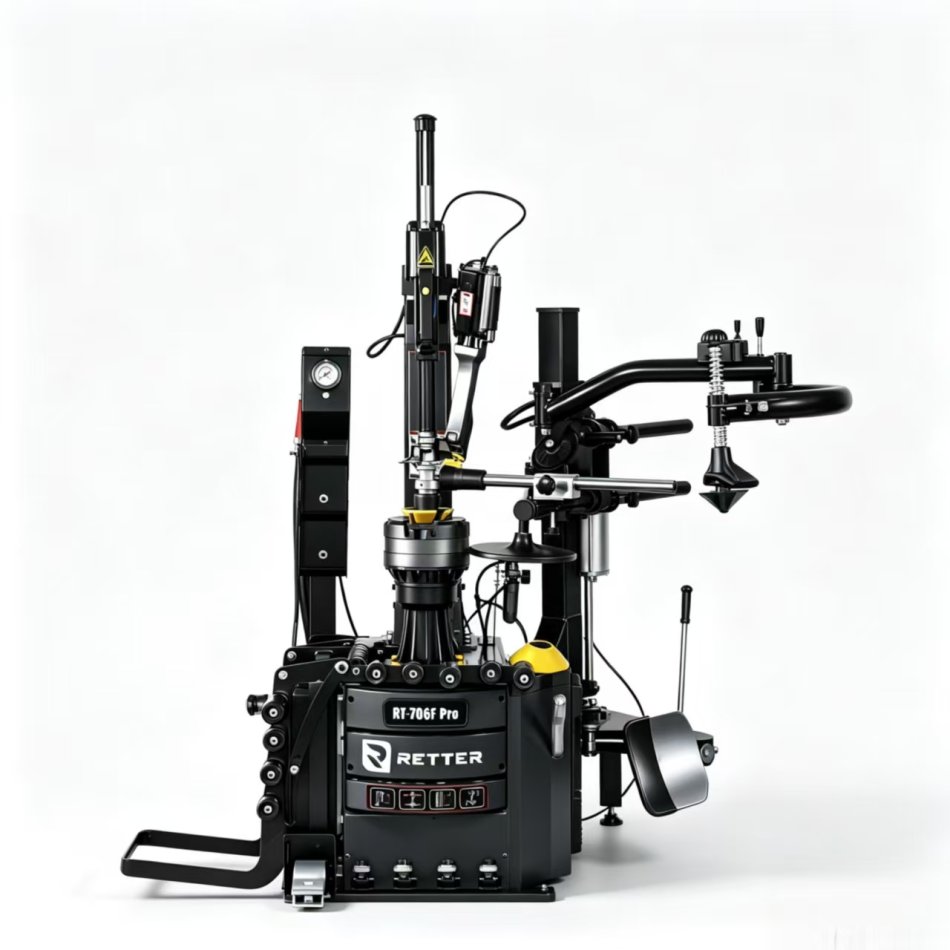 RETTER Profi Reifenmontagemaschine mit Zentralspannung RT-706F Pro - 380V