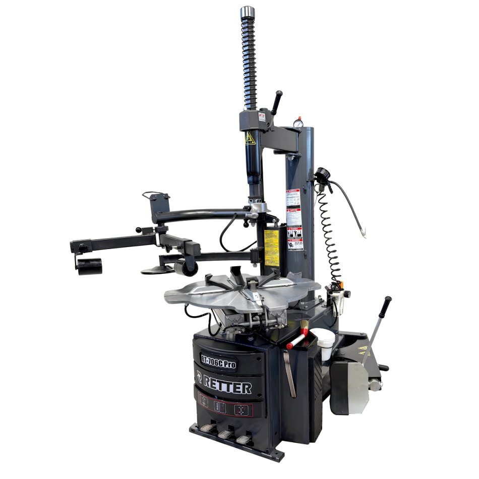 RETTER Profi Reifenmontiermaschine 380V RT-706C Pro mit Booster System und Hilfsarm