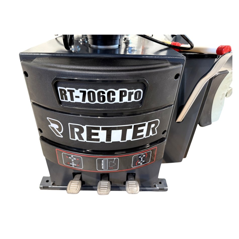 RETTER Profi Reifenmontiermaschine 380V RT-706C Pro mit Booster System und Hilfsarm