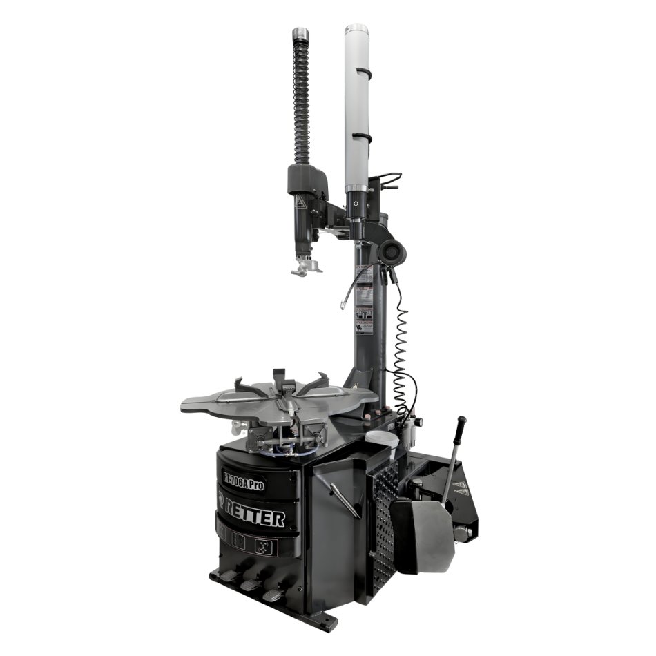 Montiermaschine RT-706A Pro mit Schwingarm, 2 Geschwindigkeiten und Felgenspannung bis 28 Zoll | RETTER