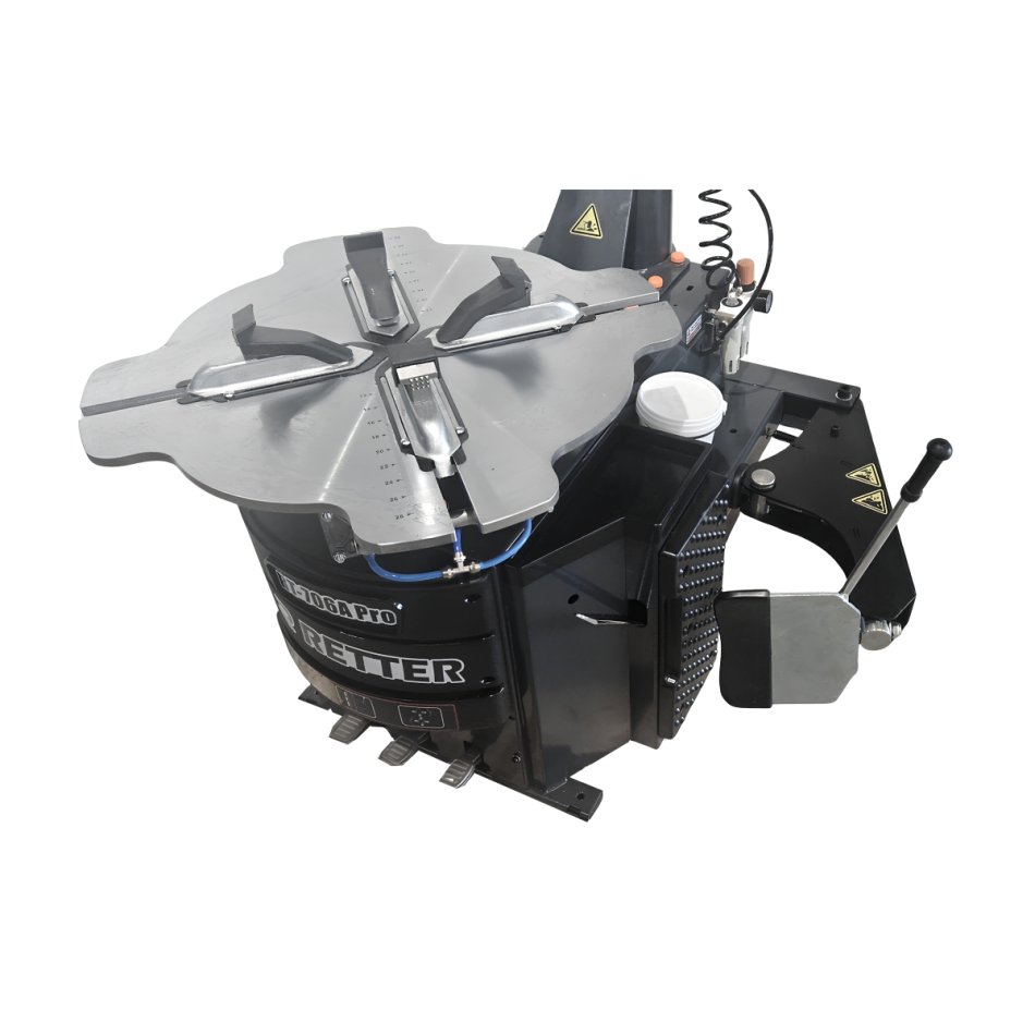 Montiermaschine RT-706A Pro mit Schwingarm, 2 Geschwindigkeiten und Felgenspannung bis 28 Zoll | RETTER