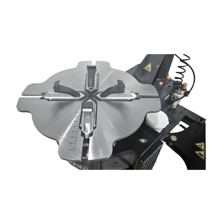 Montiermaschine RT-706A Pro mit Schwingarm, 2 Geschwindigkeiten und Felgenspannung bis 28 Zoll | RETTER