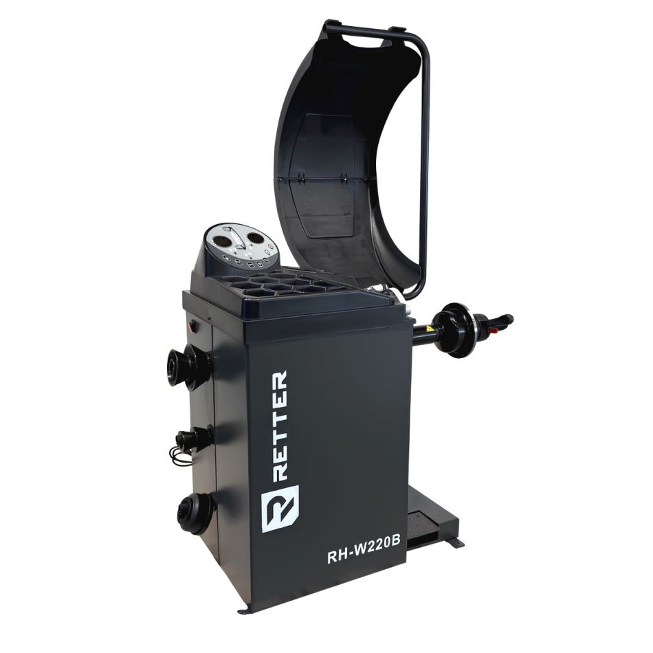 Reifenwuchtmaschine - RH-W220B mit Laser und Fußbremse | RETTER
