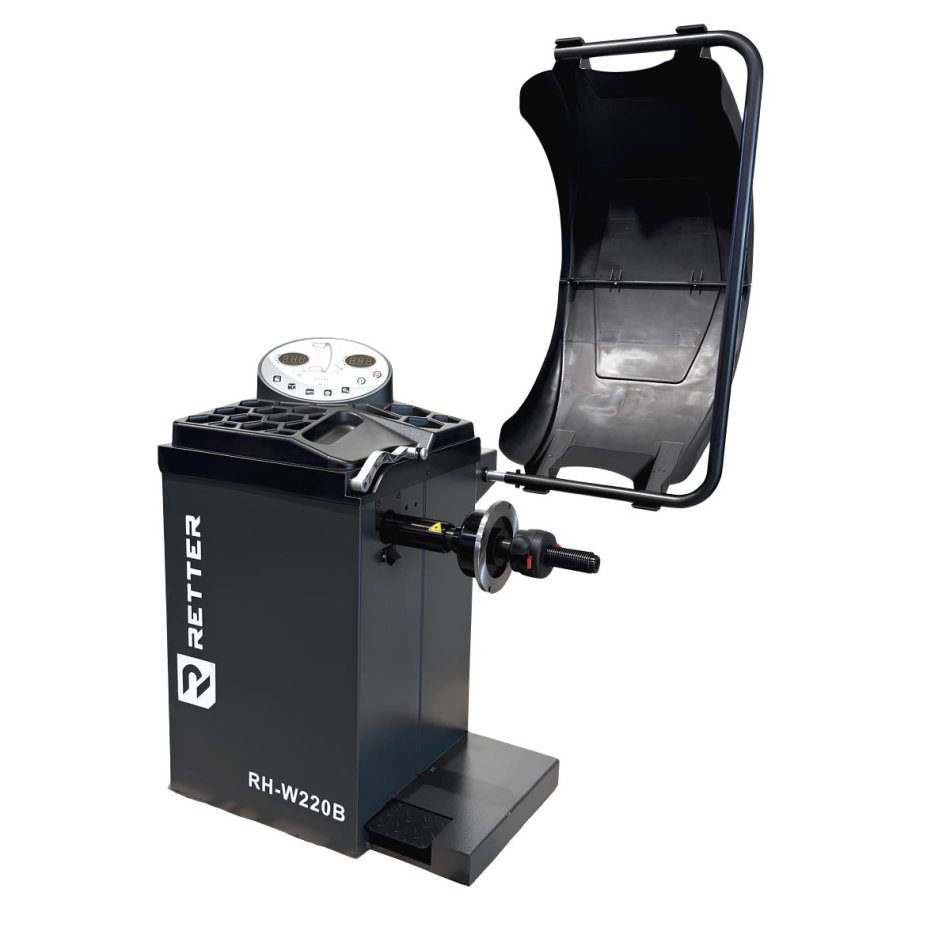 Reifenwuchtmaschine - RH-W220B mit Laser und Fußbremse | RETTER