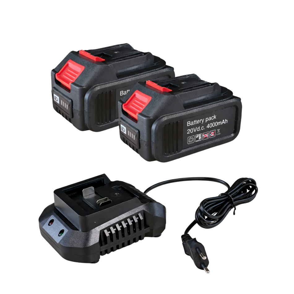 RETTER 20V Akku Exzenter Poliermaschine 125–150mm 15mm Hub inkl. 2 Akkus