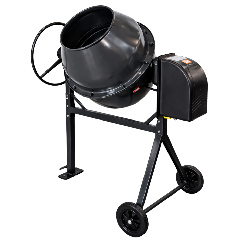 RETTER RTM-130 Betonmischer | Zement- und& Mörtelmischer 130 L Trommel mit 600 W, 230 V