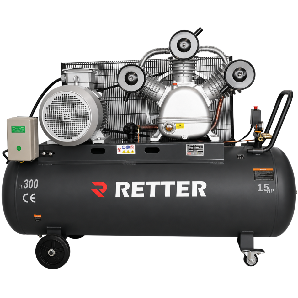 RETTER RT4300 Kompressor 300 L / 10 Bar