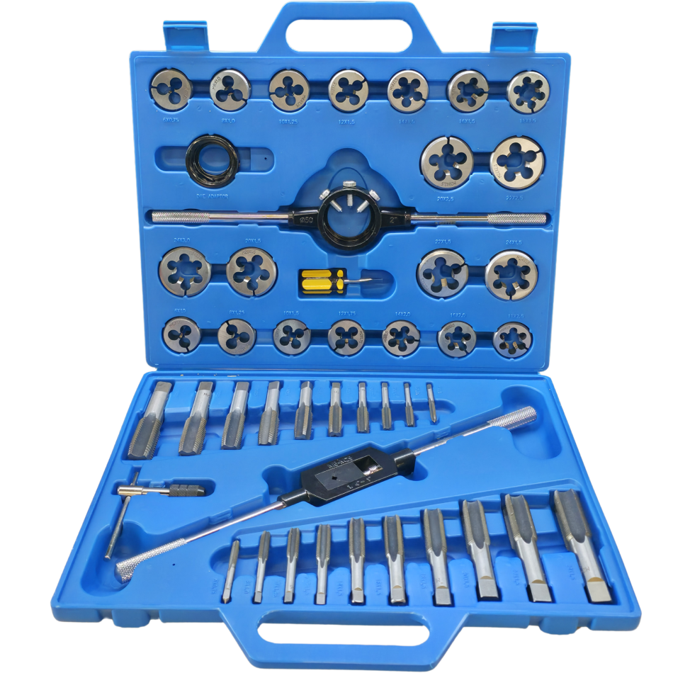 RETTER Gewindeschneid-Satz Zoll 1/4" - 1" UNC UNF 45-tlg. mit Koffer