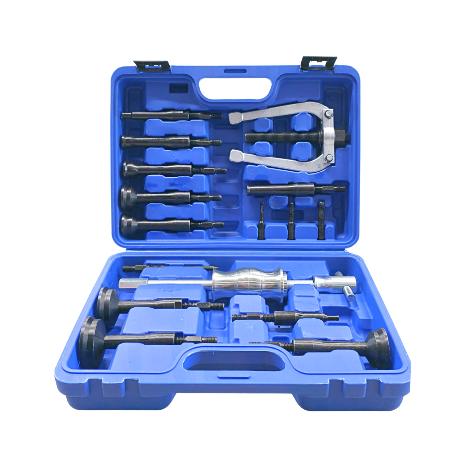 RETTER 16-teiliges Innenlager-Abzieher Set mit Gleithammer und Zweiarm-Abzieher