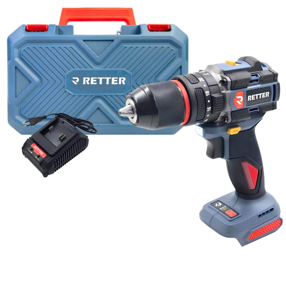 RETTER 20V Akku-Schlagbohrschrauber Kompakt 60 Nm - ohne Akku | RT20-DR13M