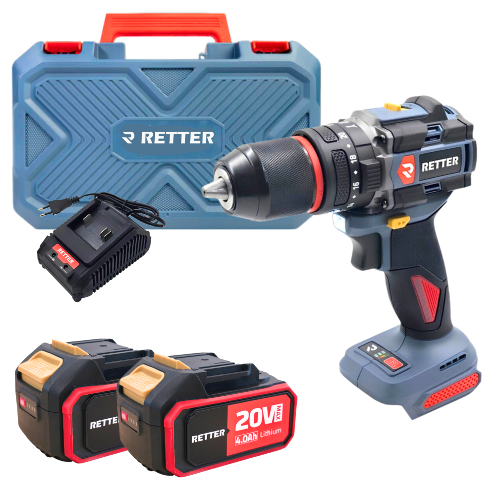 RETTER 20V Akku-Schlagbohrschrauber 60 Nm. - ohne Akku | RT20-DR13M