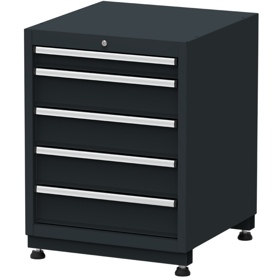 5-Schubladen Schrank Modul für Schranksystem RTX5000 - 680 x 700 x 910 mm | RETTER RTX-5000