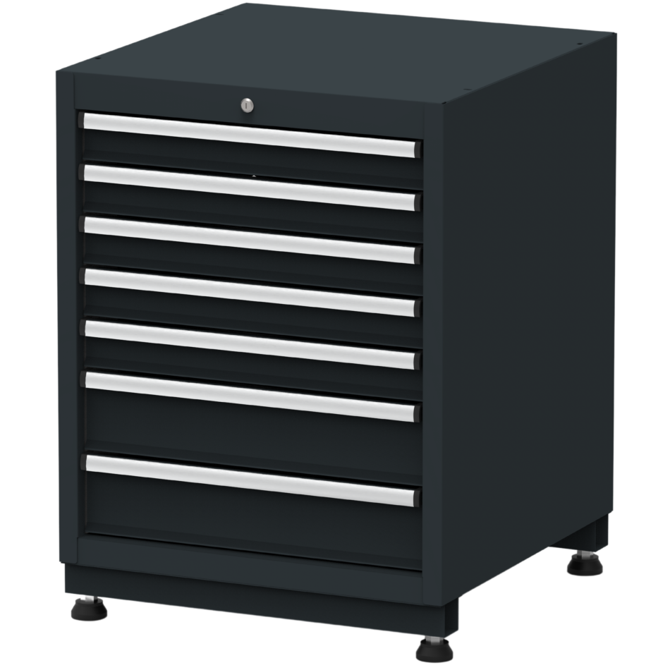 7-Schubladen Schrank Modul für Schranksystem RTX5000 - 680 x 700 x 910 mm | RETTER RTX-5000