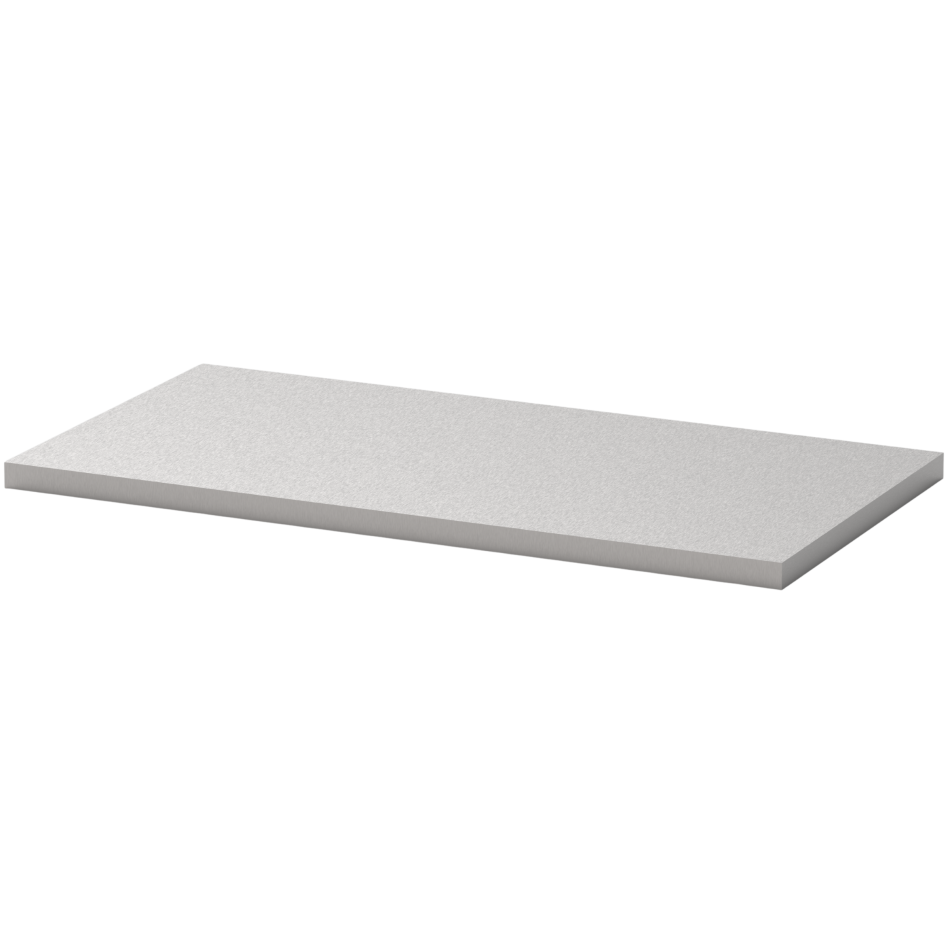Holzarbeitsplatte mit Metallbeschichtung für Schranksystem RTX5000 - 1362 x 700 x 36 mm | RETTER RTX-5000