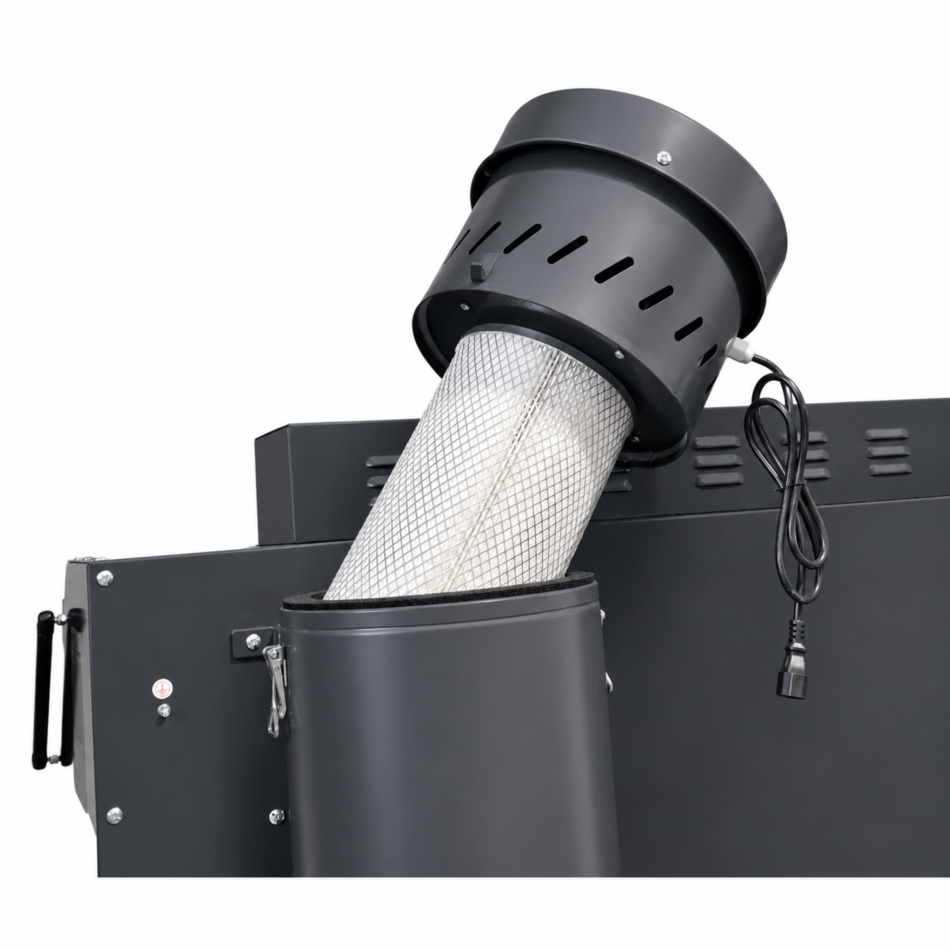 RETTER Sandstrahlkabine 420 Liter mit Absaugung, Fußpedal und LED-Beleuchtung - SBC420