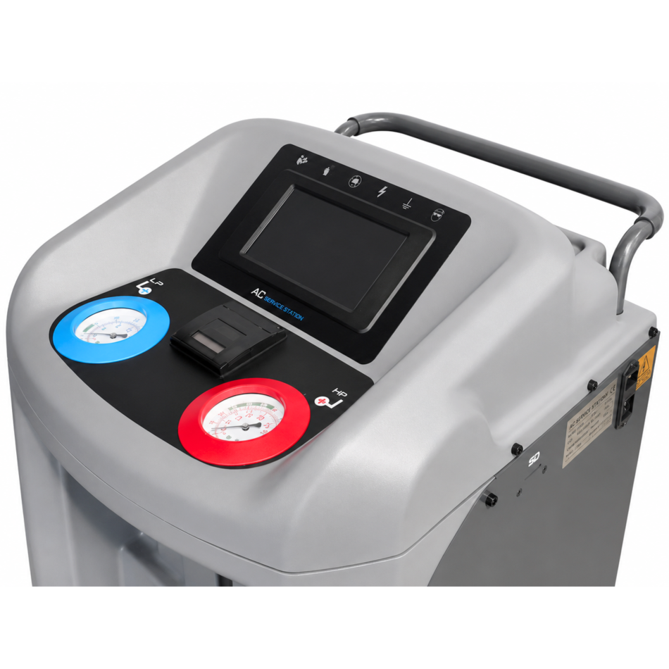 RETTER RTC-545 vollautomatisches Klimaservicegerät R134a mit 7-Zoll-Touchscreen, Rückgewinnung, Vakuum und Befüllung für Kfz-Klimaanlagen