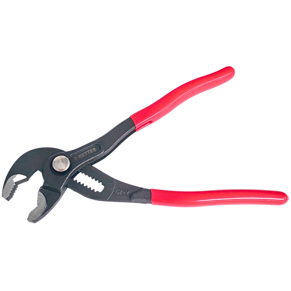 RETTER 3-tlg. Wasserpumpenzangen-Set 7", 10" und 12" mit Druckknopf-Schnellverstellung