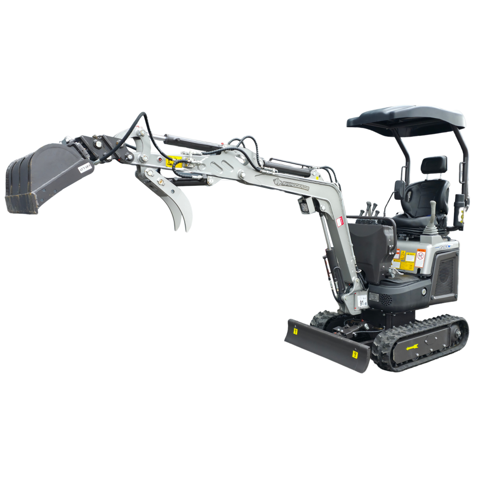 NEU Rhinoceros KS10-8 Mini-Bagger - Kompakt, leistungsstark 10 PS