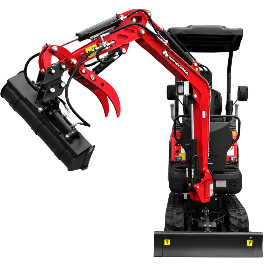 NEU Rhinoceros KS10-8 Mini-Bagger - Kompakt, leistungsstark 10 PS