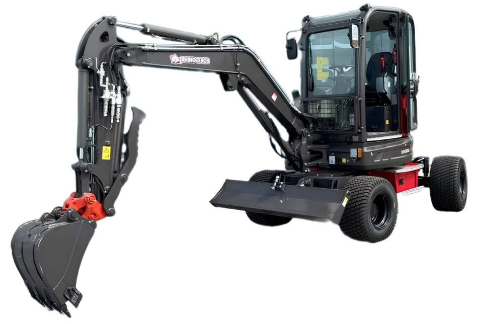 Mobilbagger 4100 kg - XN35LPRO Rhinoceros 3 Zylinder Kubota Motor - 25 PS