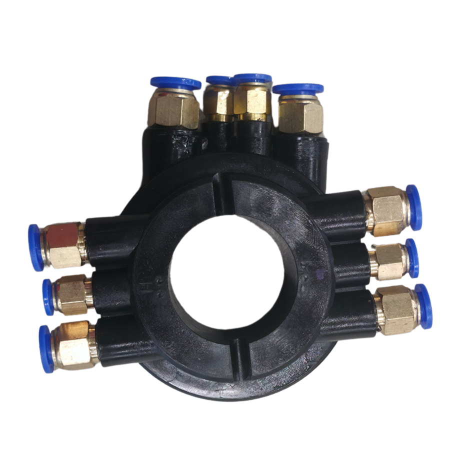 Rotierender Luftverteiler für Reifenmontiermaschinen – 6-fach Luftverteiler mit Schnellanschlüssen