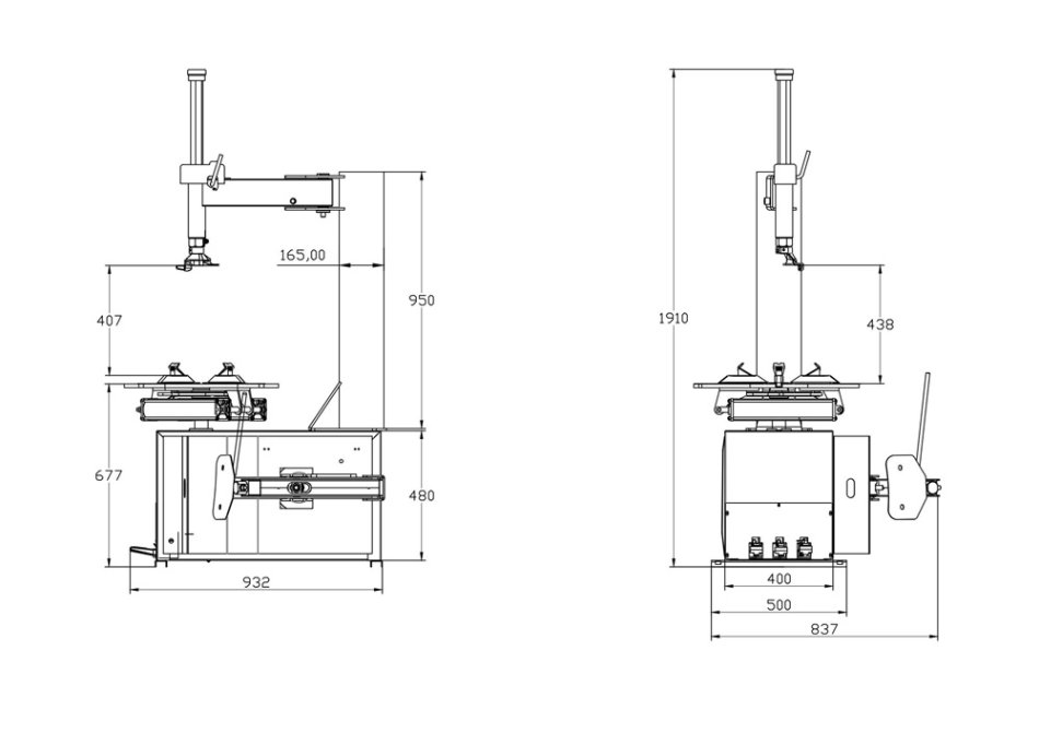 RTM 706B Reifenmontiermaschine 24 Zoll