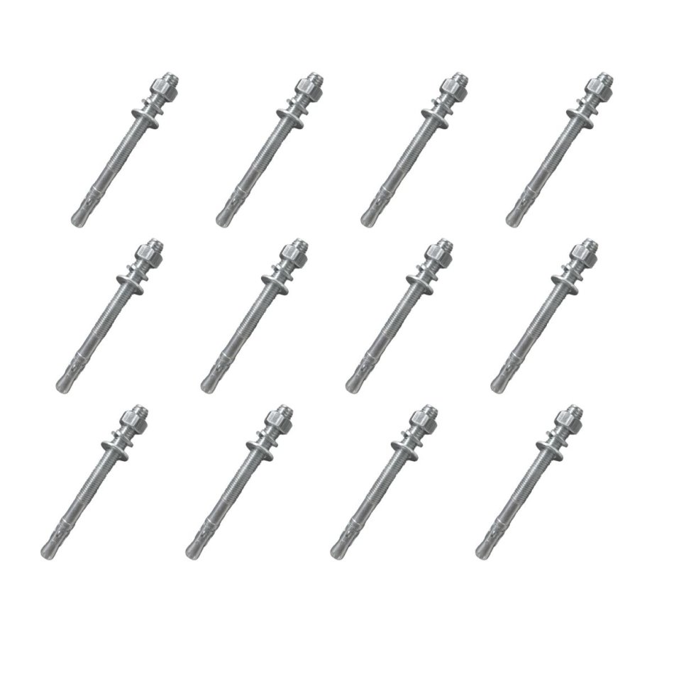 Schwerlastanker M18 8.8 DIN - Befestigungsmaterial zur Montage 12-tlg. | M18 x 200 mm