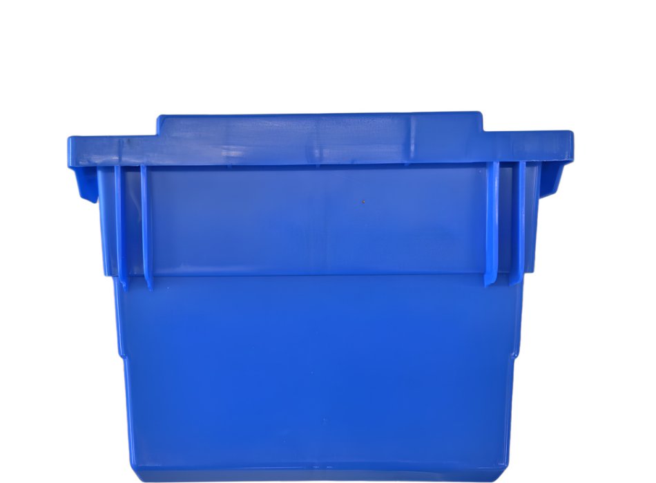 Sichtlagerkasten Blau 114×260 mm – mit Aufhängelasche | SF3215