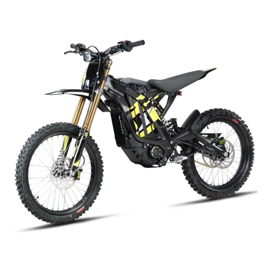 SURRON Light Bee X Offroad in Schwarz, schräge Vorderansicht