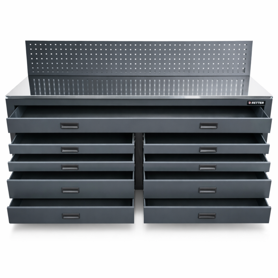 Werkstatteinrichtung Set 6 Teile Edition Schranksystem RTX-3000 | Mobile Werkbank | RETTER