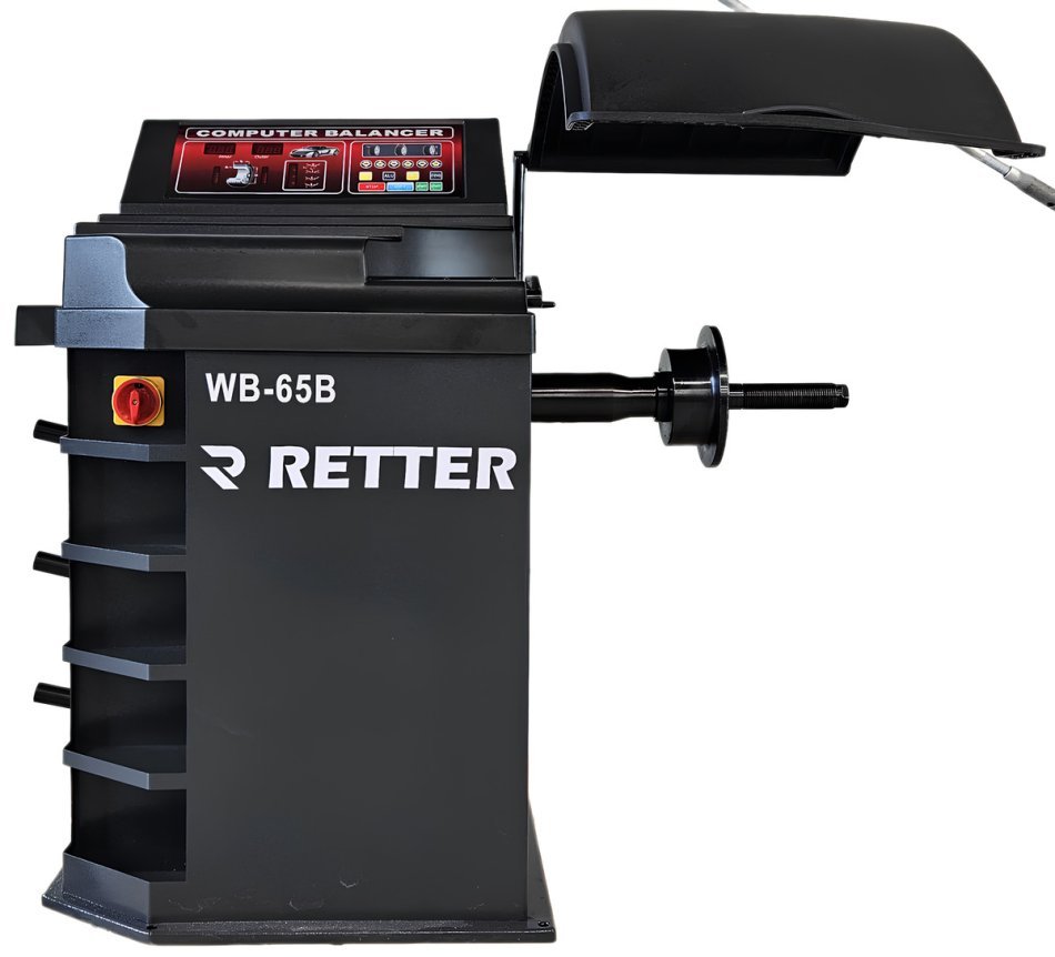 RETTER Profi Reifenmontiermaschine 380V RT-706A Pro mit Schwingarm und 2 Stufig & Wuchtmaschine WB-65B | Reifenservice SET