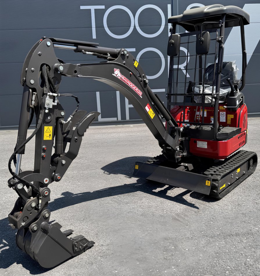 Rhinoceros XN18L Diesel Minibagger - Kubota Motor 14 PS