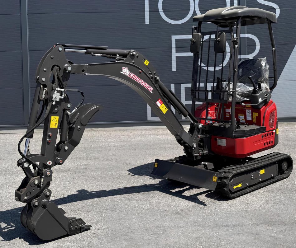 Rhinoceros XN18L Diesel Minibagger - Kubota Motor 14 PS