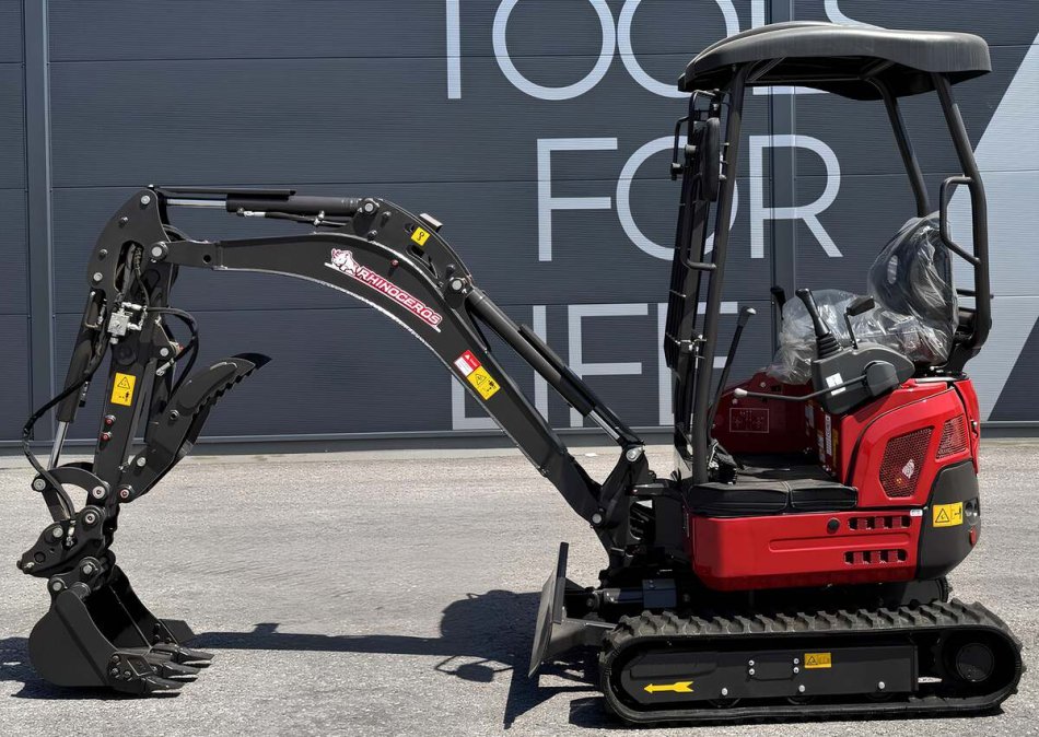 Rhinoceros XN18L Diesel Minibagger - Kubota Motor 14 PS