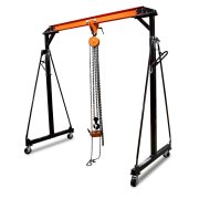 Mobiler Portalkran 2000 kg - stabile und robuste Bauweise | Unicraft PK 2
