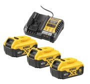 DeWalt DCB1104P3-QW 18V XR Starter-Kit 3x 5Ah Akkus + Schnellladegerät