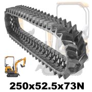 Gummikette Minibagger Kette 250x52.5x73N