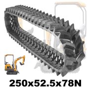 Gummikette Minibagger Kette 250x52.5x78N